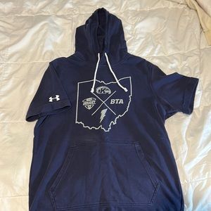 Under Armour Kent State Football Short Sleeved Hoodie